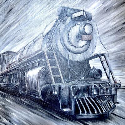 Treno in velocita